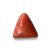 - **Gemstone Type:** Red Moonga Italian Coral - **Shape:** Trillion - **Certification:** Lab Certified - **Weight:** 8.25 Ratti - **Usage:** Ideal for Rashi Ratan Cab Gemstone applications - **Description:** Radiant red hue, sophisticated trillion shape