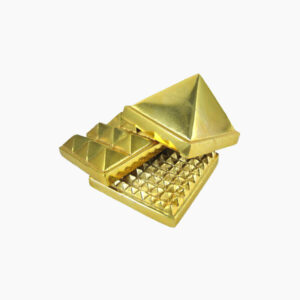 Brass Vastu Pyramid, 3 Layer Pyramid, 91 Pyramid, 2 Inch