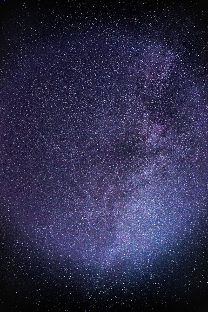 A stunning view of a starry night sky featuring the Milky Way galaxy.